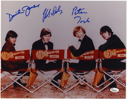 The Monkees Autographed 11x14 Photo- Signed by 3 - Jones, Dolenz & Tork (JSA)